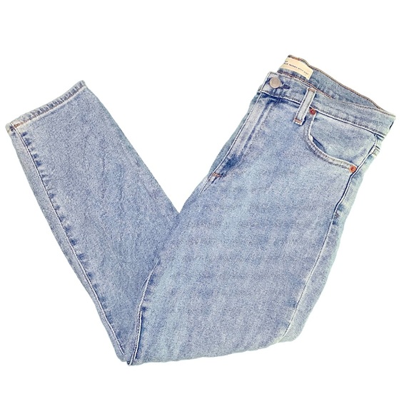 GAP True Skinny Petite High Rise in Acid Blue - Picture 3 of 5